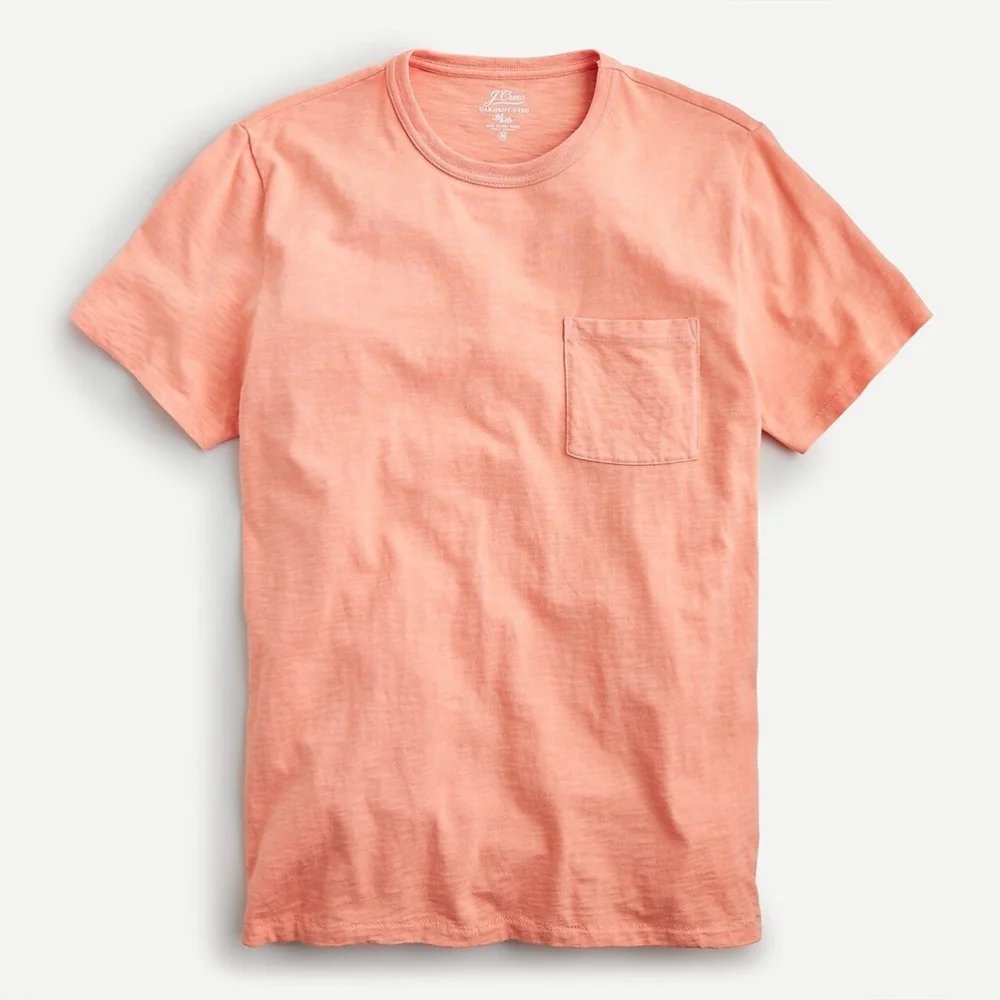 J. Crew Crewneck Broken In Cotton Shirt | L